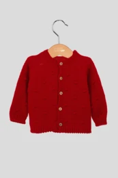 Knitted Baby Jacket with Balls 808P