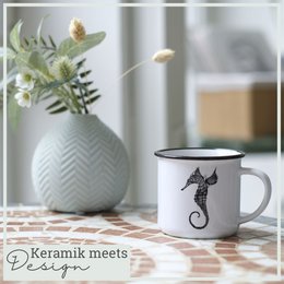 Ceramic Mug - Seahorse