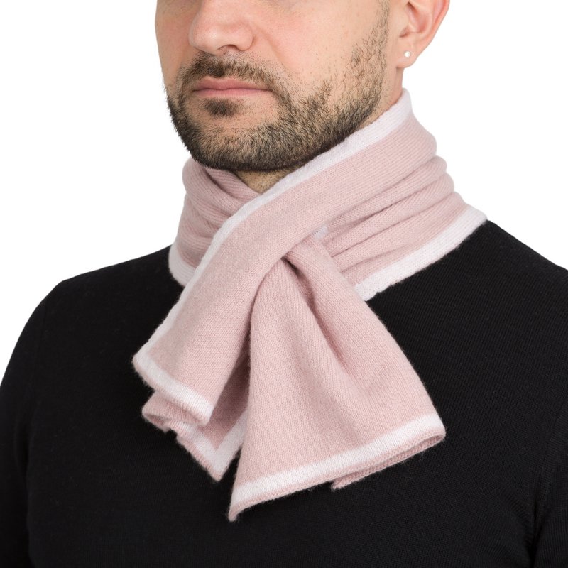 DUETTO - Dwustronny szalik z czystego kaszmiru