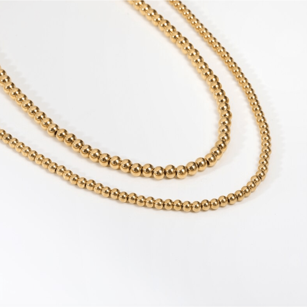 Leonida - Collana con perline a sfera
