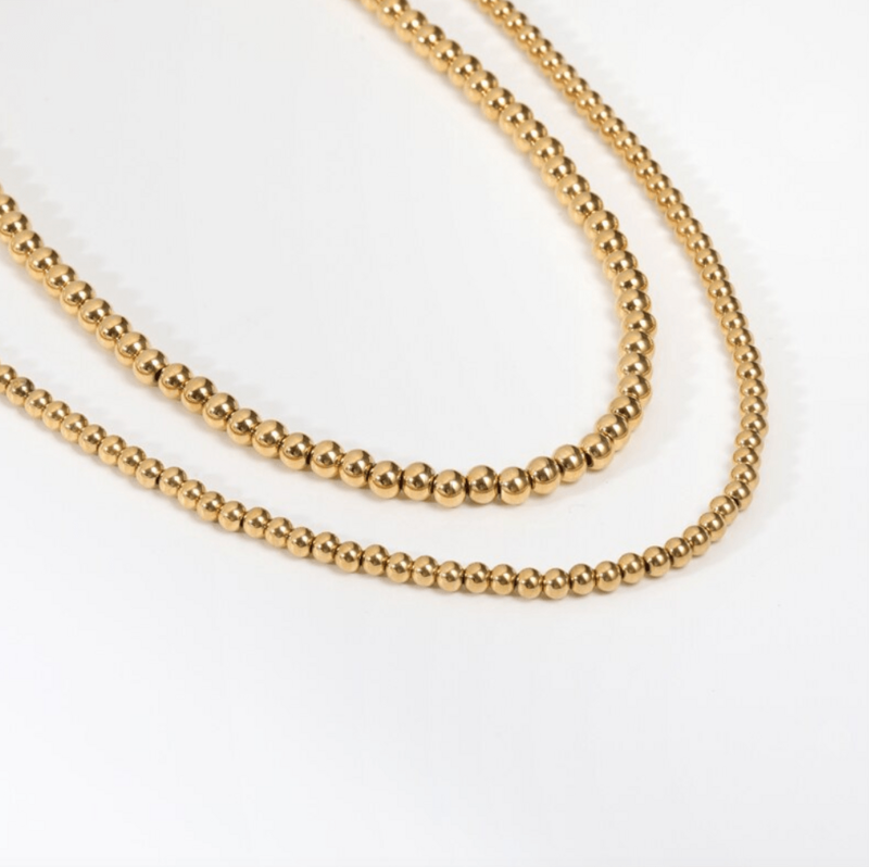 Leonida - Collana con perline a sfera