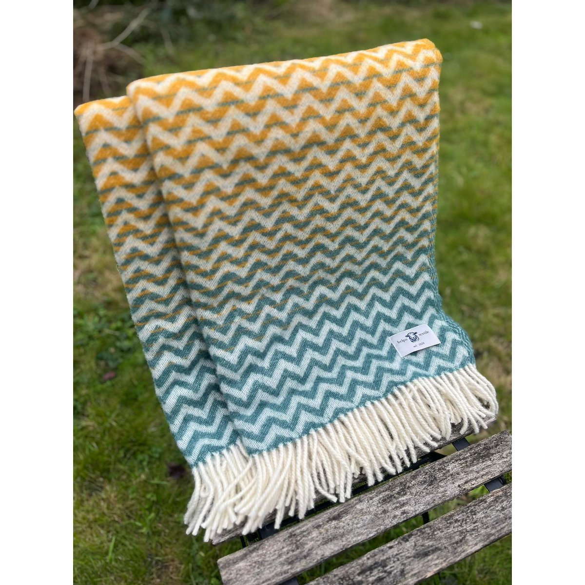 ZigZag Ombre Plaids/Throws - 100% NZ Wool - Extra Soft