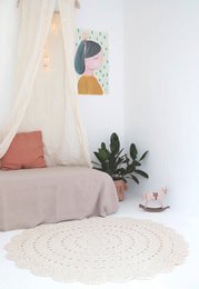 Gehaakt kinderkamerkleed ALMA ECRU