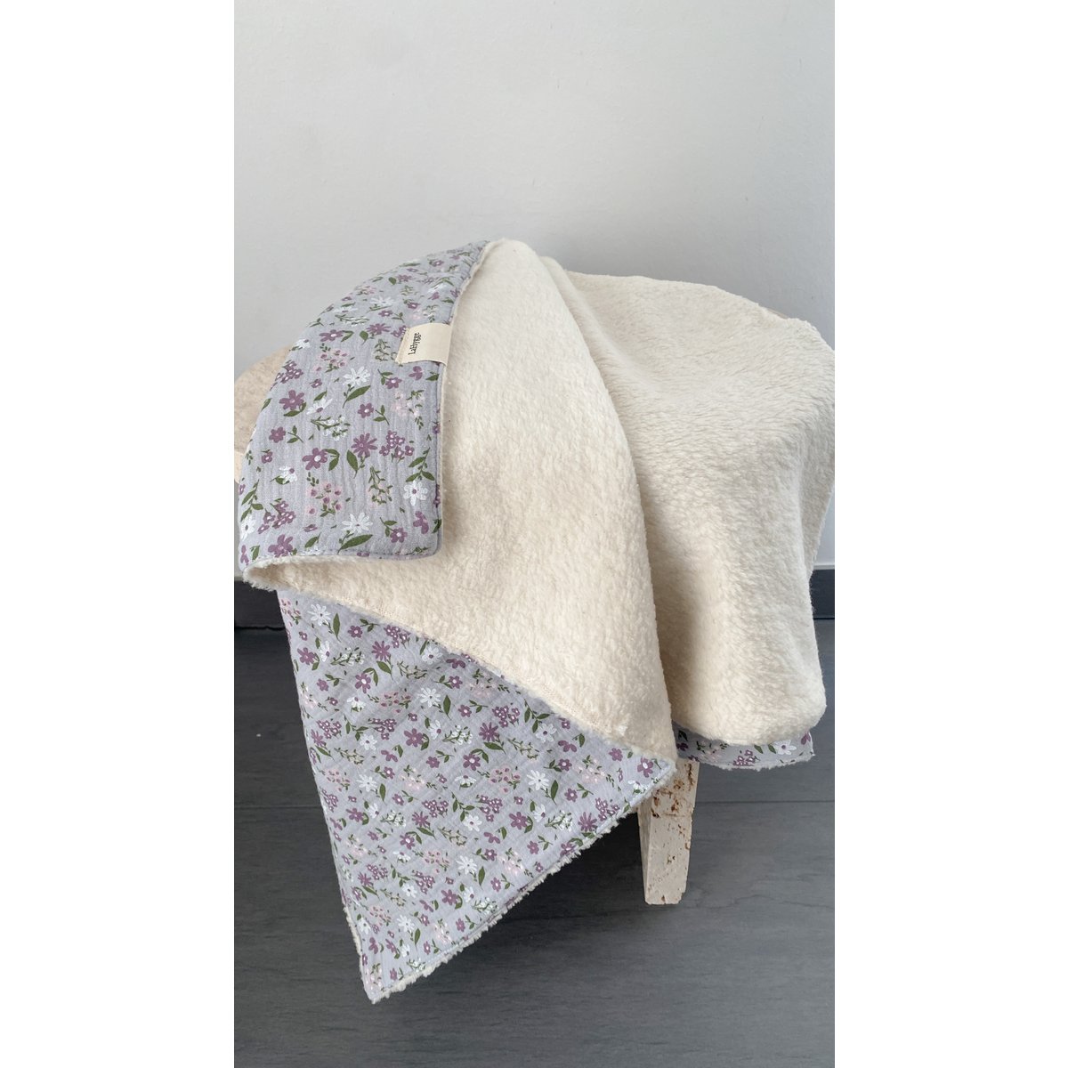 Baby Organic Plush Blanket Grey