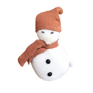 Sneeuwman met muts 12cm
