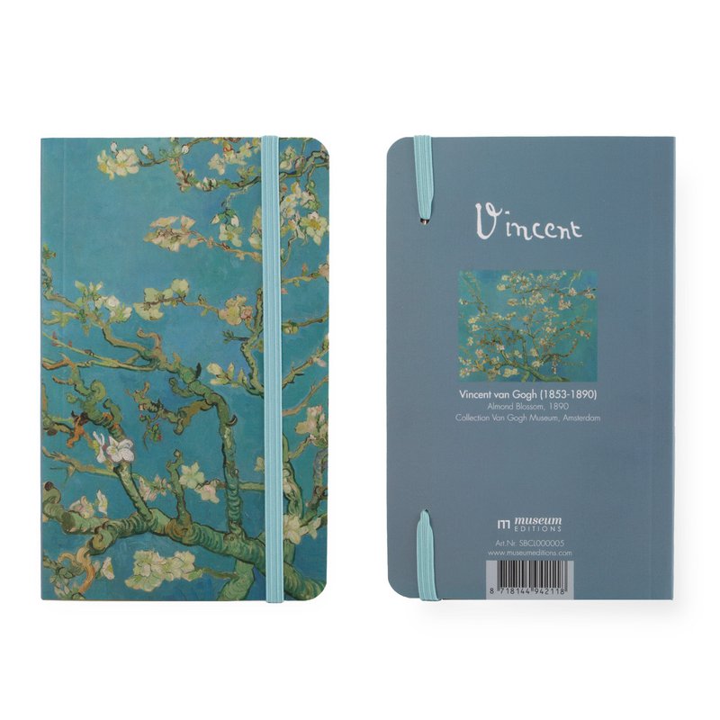 Cahier à couverture souple A6, Fleur d'amandier, Van Gogh