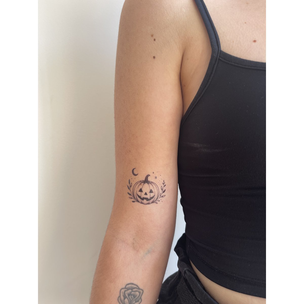 Tatuaje temporal: Calabaza de Halloween x5