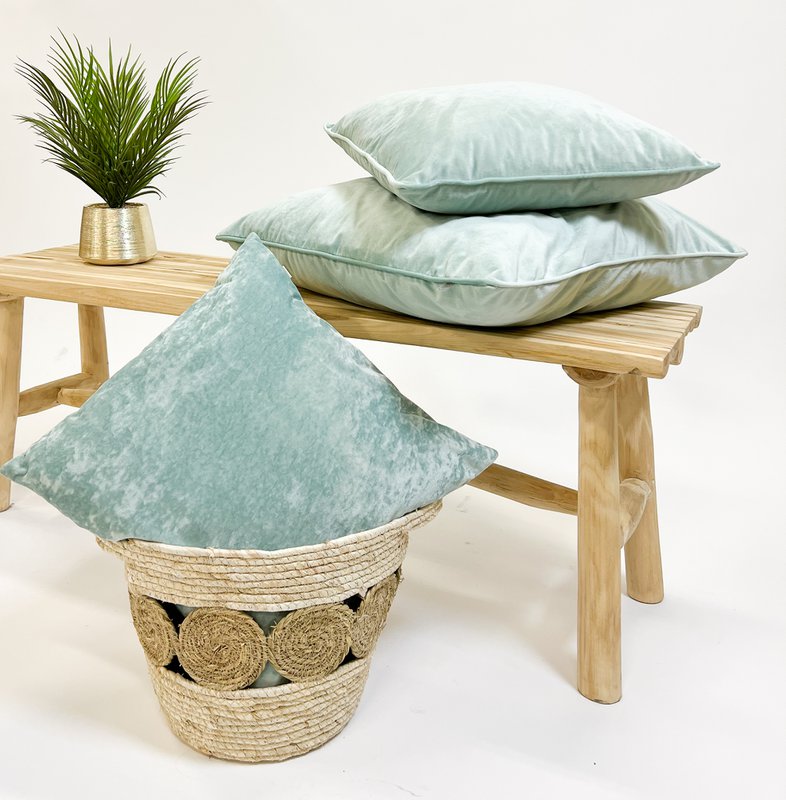 Dutch Decor FINN - Cushion 60x60 cm Jadeite - green