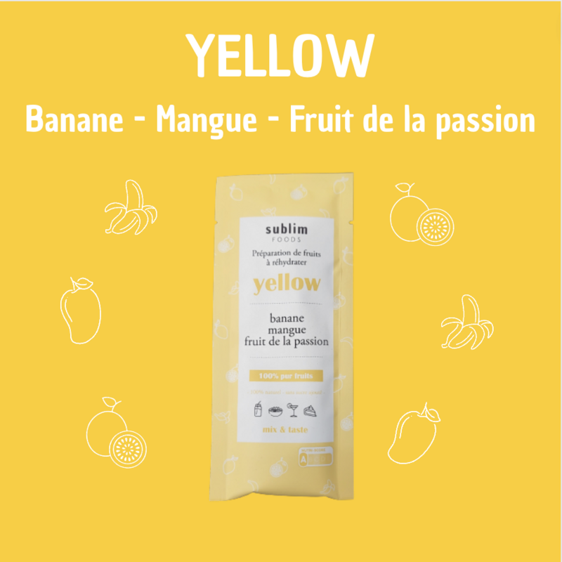 SINGLE Yellow - 100% ren frugtpræparat for at rehydrere
