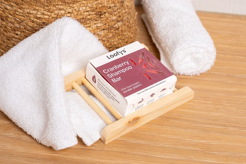Shampoo bar tranebær