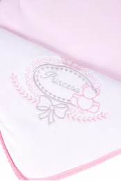 Coperta con cappuccio per bebè, Principe e Principessa