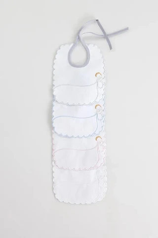 Baby Piqué Bib to Embroider, Rectangular