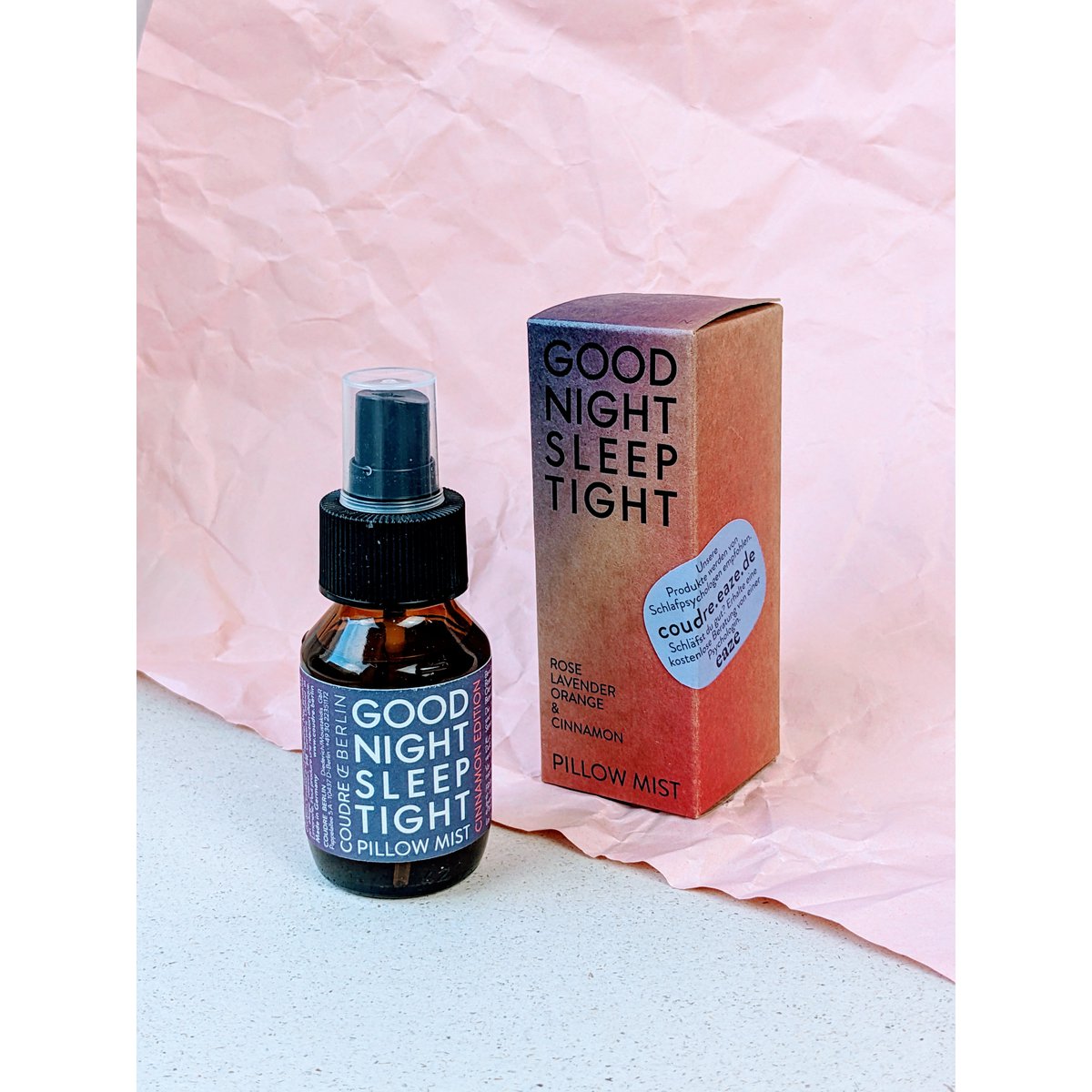 Pillow Mist / Kopfkissenspray Good Night Sleep Tight Cinnamon