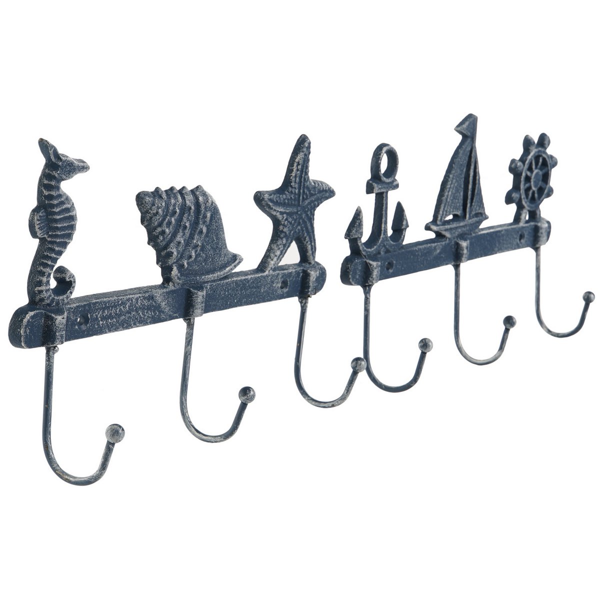 CAST IRON COAT RACK 28X5.5X17 2 ASSORT. HF211131