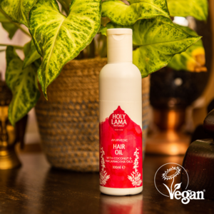 Ayurvedic Herbal Hair Oil, With Jojoba & Vitamin E, Vegan