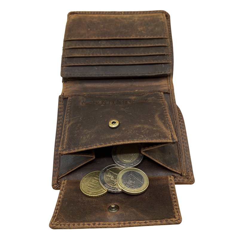 Pung Mænd - Pung Mænd - Arrigo Pung - Billfold model i 3 farver Buffalo Læder