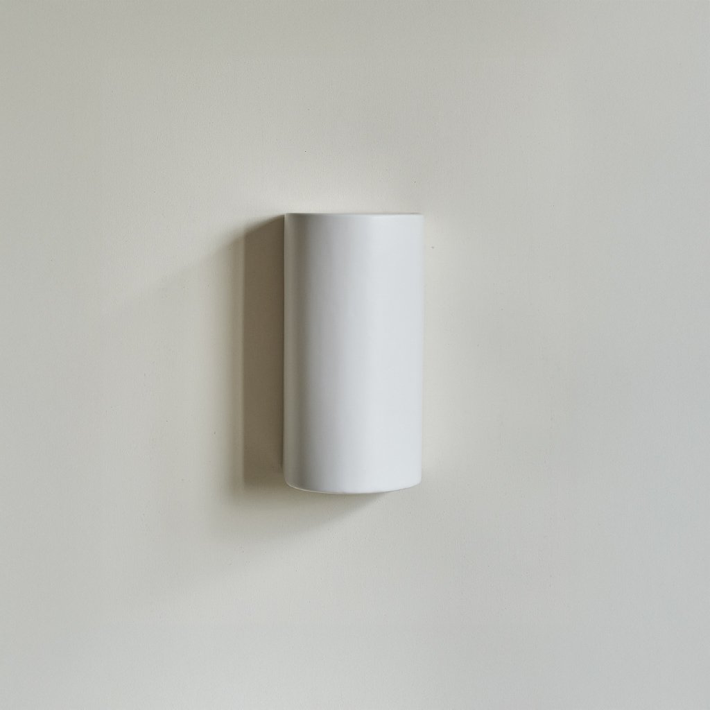 Keramische wandlamp - pure witte / omlaag verlichting