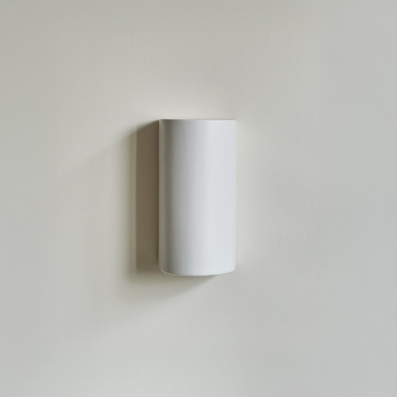 Ceramic wall lamp - Pure white / down lighting