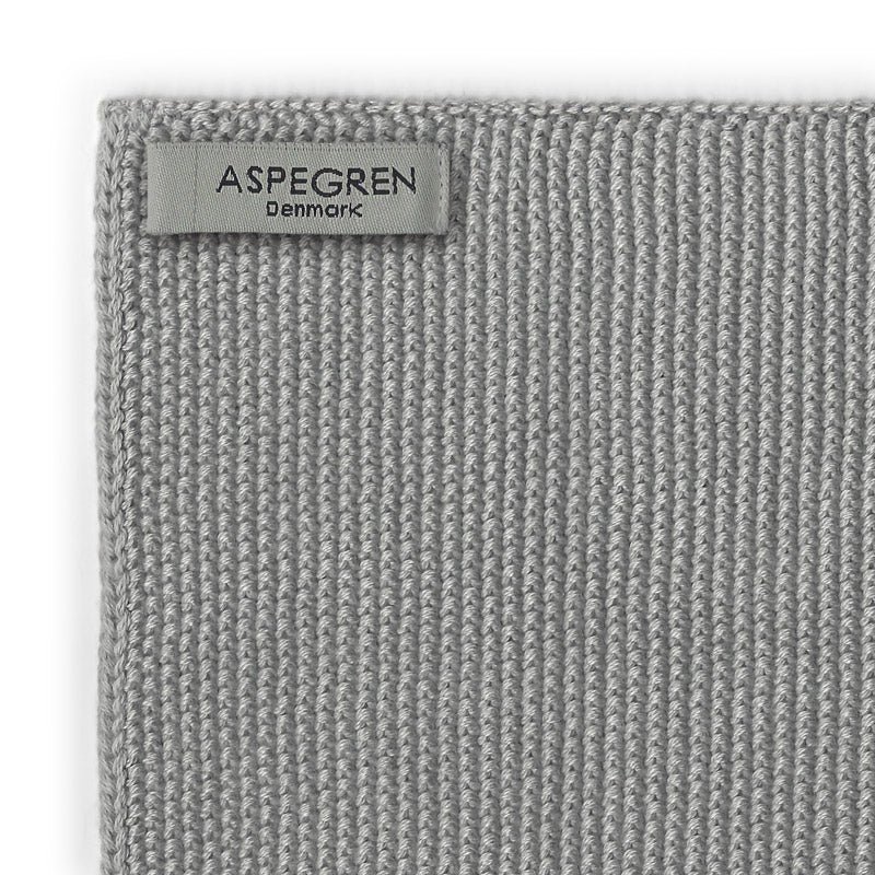 Gebreide keukenhanddoek – effen – vuursteengrijs