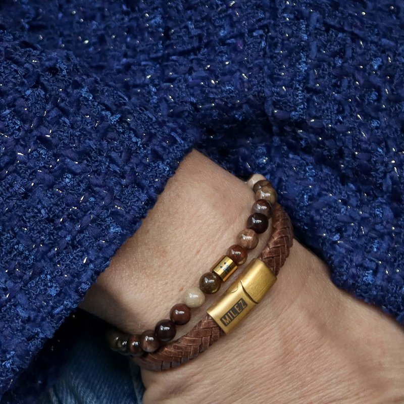 Dames Armbanden Set 'Autumn Aura' - gold