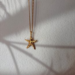 SHINING STARFISH – Collana Stella Marina Oro Waterproof