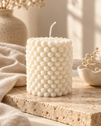 Bubbles M candle | rapeseed wax