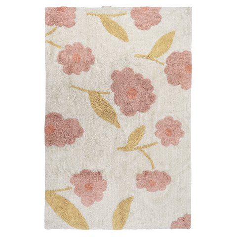 Tapis enfant Design Sunny Flowers Peach