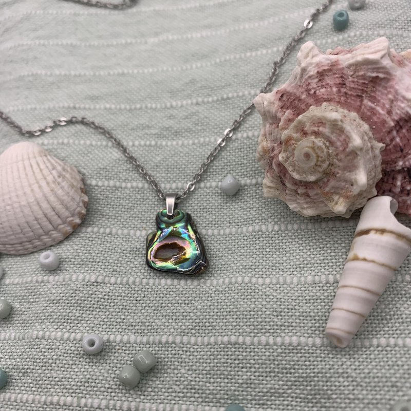 Muschelkette | Paua 40 cm, bester Ozeanliebhaber-Surfer-Schmuck, natürlich und farbenfroh