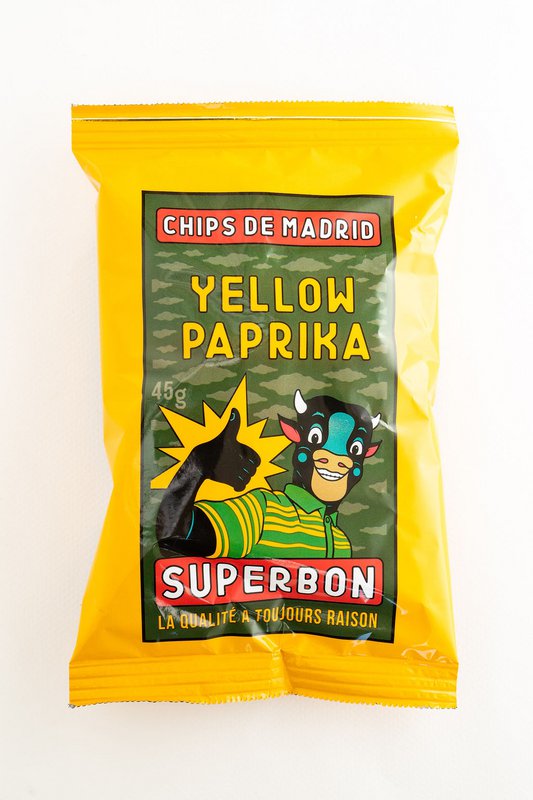NEW - Yellow Paprika Crisps 45g