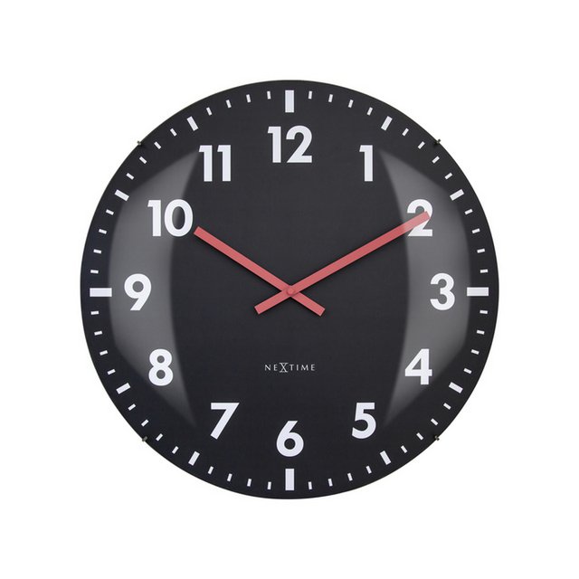 Zegar ścienny NeXtime Duomo 50 cm czarny