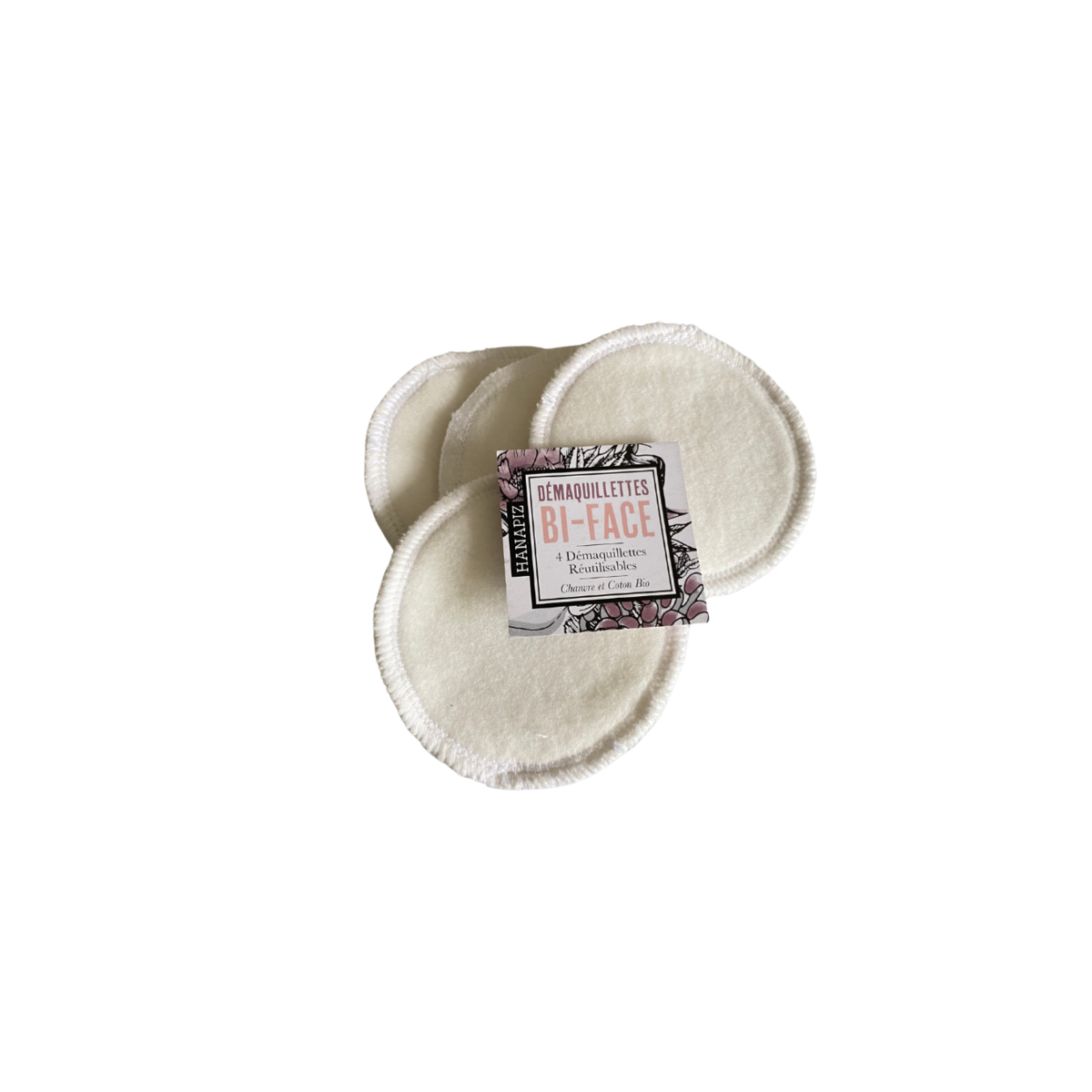 Hennep herbruikbare make-up remover schijven
