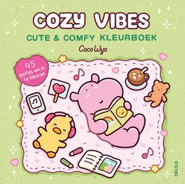 Cozy Vibes Lindo y cómodo libro de colores Coco Wyo