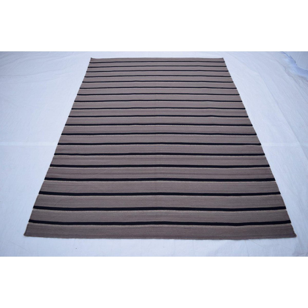 Hazan Kelim Stripes-H Beige Grey