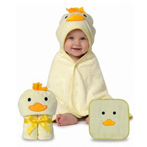 Baby hooded towel chick
