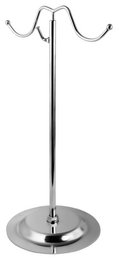 Bag stand made of stainless steel, height adjustable 40-67 cm