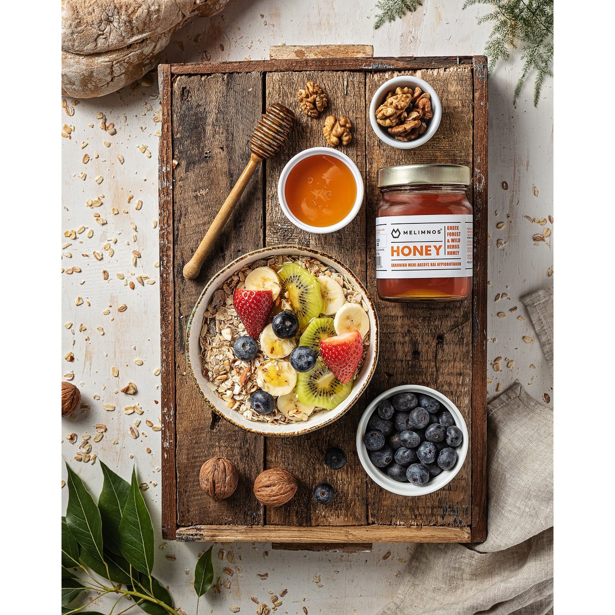 Griechischer Wald- und Wilderbenhonig, 450g