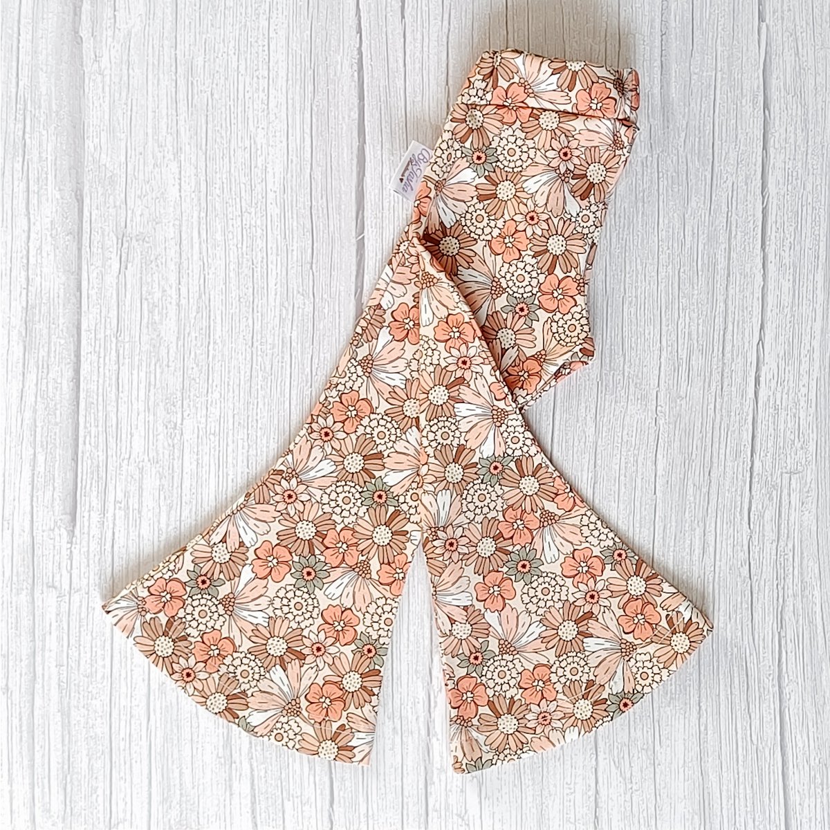 Pantalon Évasé Fleur Joyeuse