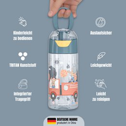 Kinderwaterfles, lichtgewicht waterfles - brandweer