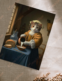 Postkarte 'Milkcat' '