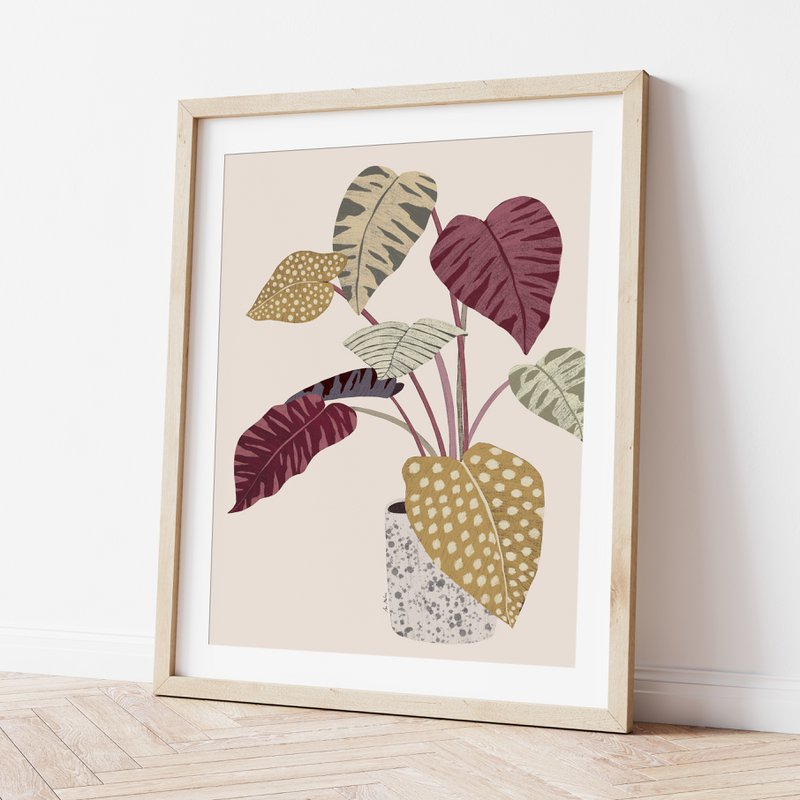 Planter kunsttryk