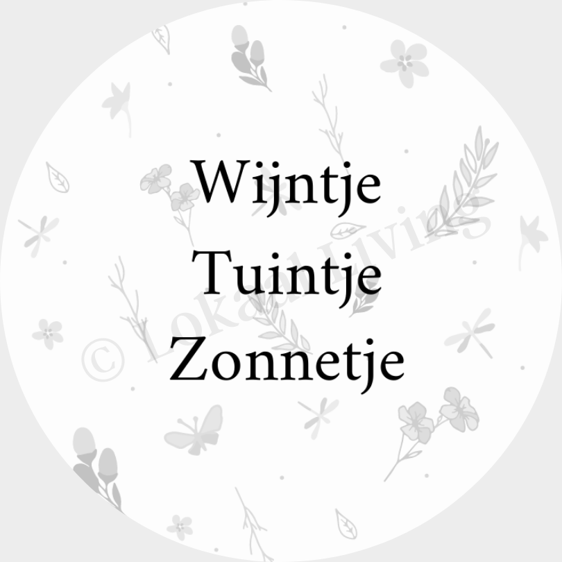 Untersetzer Wein, Garten, Sonnenschein