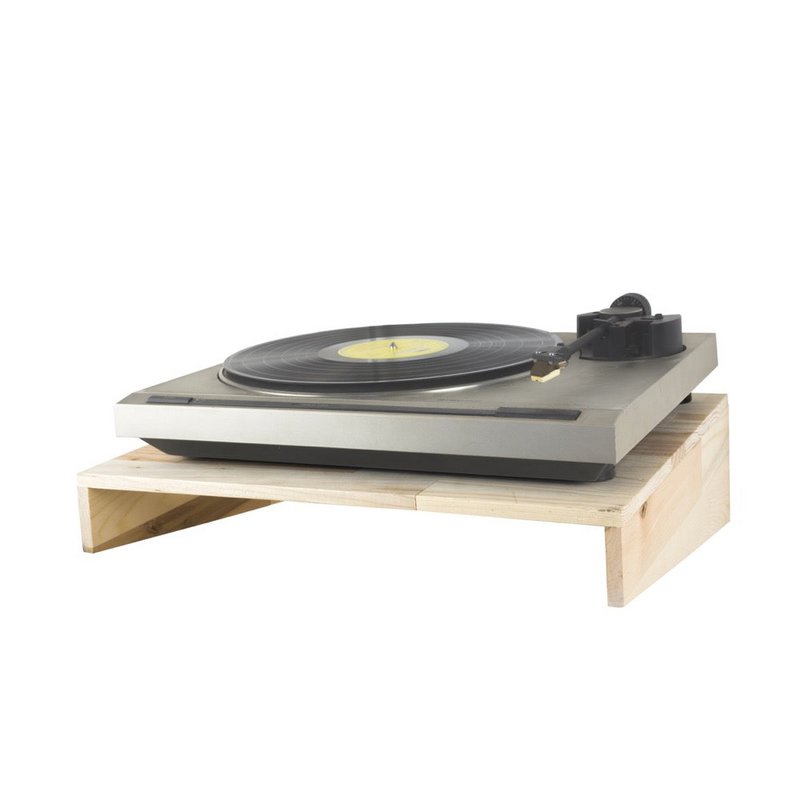 Durable wall rack FENCY - shelf record player (46x38 cm)