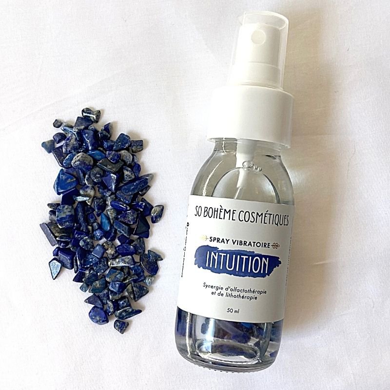 Intuition og Lapis Lazuli Vibrationsspray