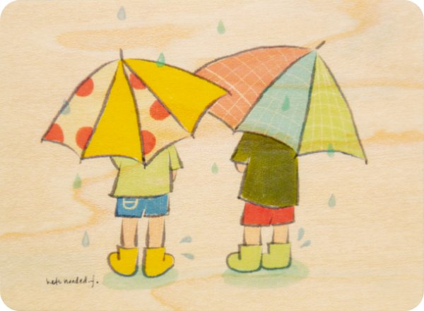 Woodhikids Kids 3 Regentag Holzkarte