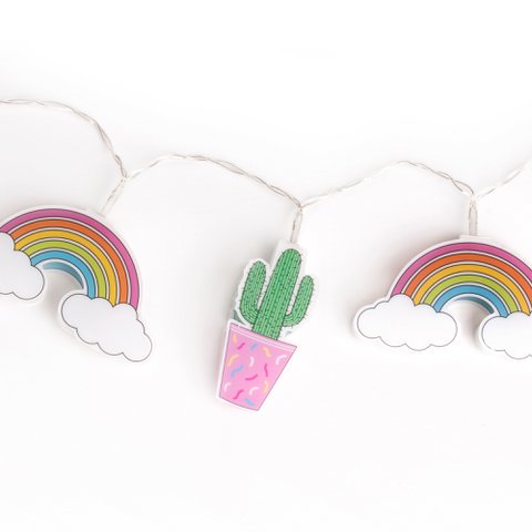 CACTUS/RAINBOW GARLAND HF