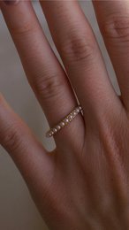 Africa - Vintage Pearl Ring in Gold