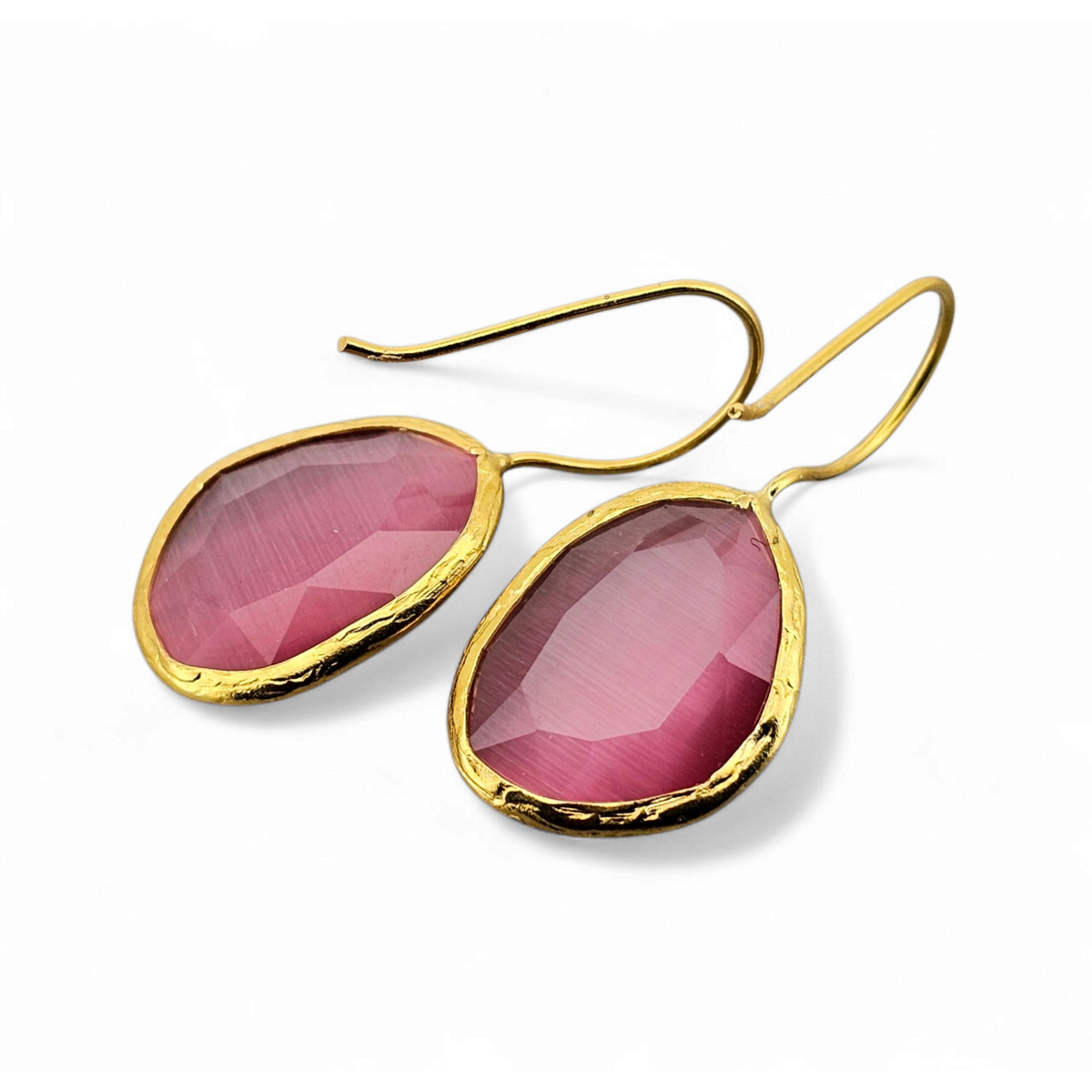 Glowdrop ørering, Pink Medium