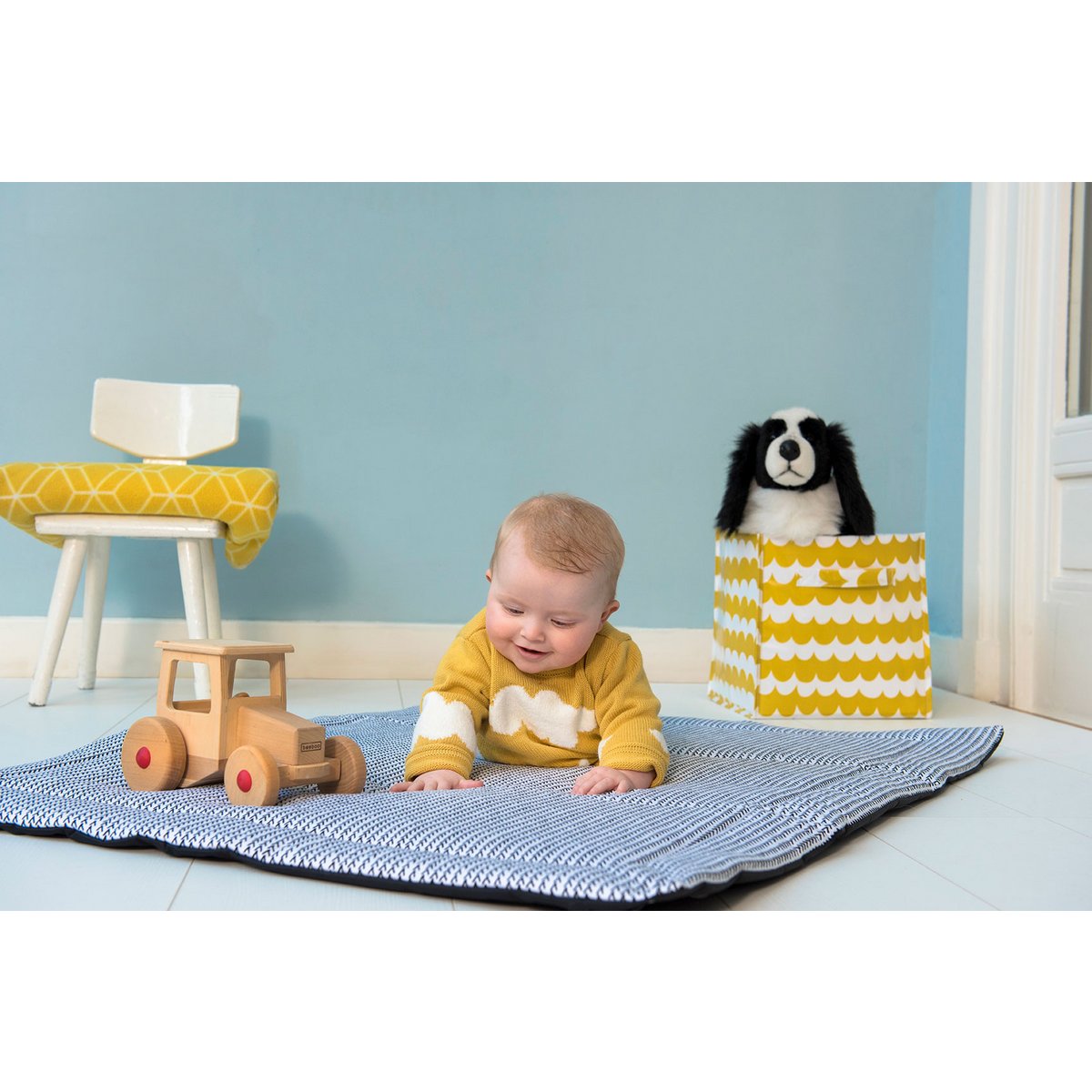 Tapete Playmat2GO Blanco y Negro