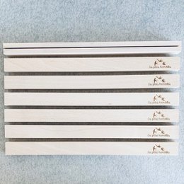 Wooden ruler - Cards & Photos Holder