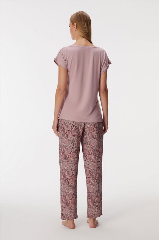 Allium 11344 Frauen-T-Shirt & Hosen-Set